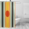 thumbnail image 2 of Yayeee Shower Curtain with Hooks 72"x72" Waterproof Fabric Bathroom Hanging Decor, Stripes and Circle, 2 of 5