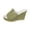 Army Green, variant on Army Green Sandals Slippers Women Casual Peep Toe Wedge Beach Summer Outdoor Shoes Platform 3.82 Inch Heel Comfortable 1Pc Size Eu36 0.97 Lb