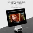 thumbnail image 4 of Mini chaise portable avec chargeur sans fil 15 W, station de charge sans fil, support de téléphone avec fonction haut-parleur musical, 4 of 4
