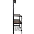 thumbnail image 4 of Mueble Multiusos de Cocina para Microondas con Ganchos Estacion Estante Minimalista Industrial Organizador Alacena Almacenamiento Soporta hasta 130 Kg, 4 of 7