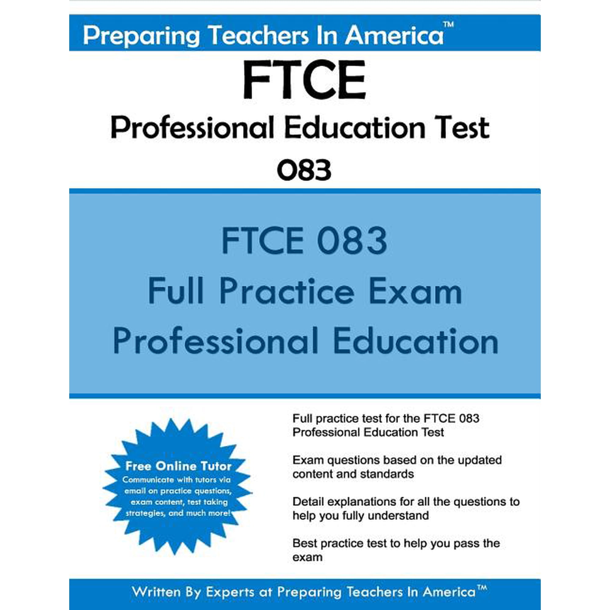 FTCE Professional Education Test 083: Florida Teacher Certification Examinations, (Paperback)