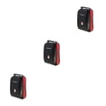 thumbnail image 3 of Greeniant Dominant Golf Shoe Bag Carrier Case Organizador Bolsa portátil transpirable Gran capacidad Deportes Senderismo Zapatillas Negro Rojo negro rojo 3piezas, 3 of 6