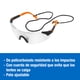 thumbnail image 3 of Lentes de Seguridad Infra con Mica Transparente Patas Naranjas Antideslizantes Protección Industrial para Trabajo, Taller y Construcción Pack de 10 Piezas, 3 of 4