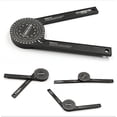 thumbnail image 4 of Angle Protractor Protractor for Miter Saw High Precision Plastic Measuring Ruler Engraved Dial, Angle Scale, Engineering Miter Protractor for Outdoors, 4 of 4