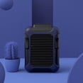 thumbnail image 2 of Ventilador de cuello para colgar en la cintura para exteriores, mini enfriador de aire, silencioso portátil, ventilador de enfriamiento de 3 velocidades para pesca, senderismo, negro y azul tholdsy HA006064-01, 2 of 6