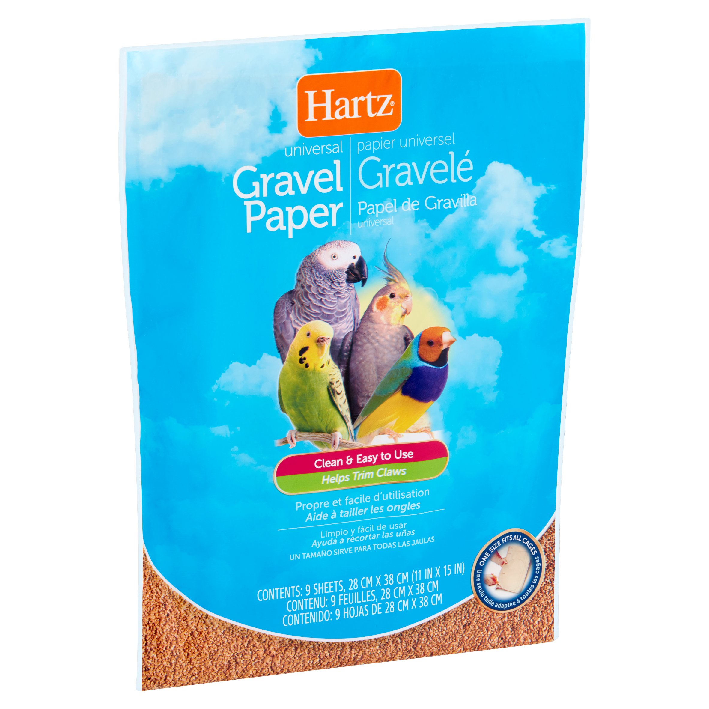 Hartz Gravel Paper 9 CT Walmart