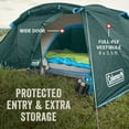 thumbnail image 3 of Coleman Skydome™ 4-Person Camping Tent with Full-Fly Vestibule, Evergreen, 3 of 8