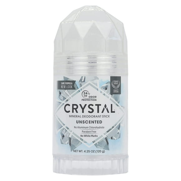 Desodorante en barra Crystal Essence sin perfume 125 ml