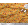 thumbnail image 2 of Soimoi Polyester Crepe Fabric Mix Fruits Print Fabric by The Yard 52 Inch Wide, 2 of 3