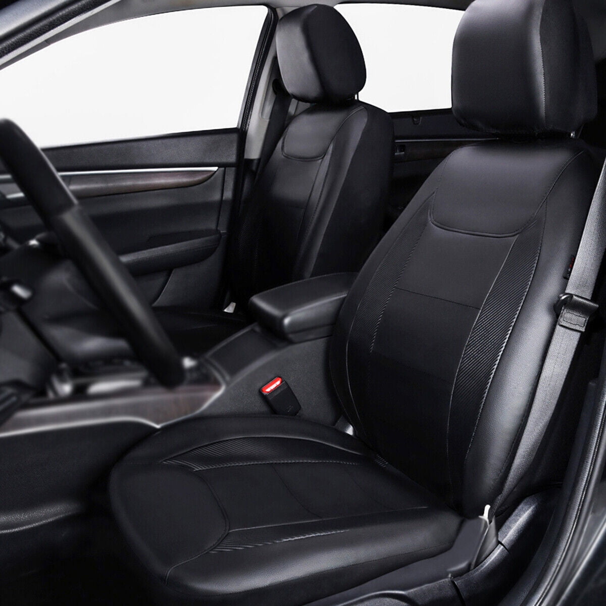 Flying Banner Full Set Deluxe Automotive Leather Universal Car Seat Covers Interior Car SUV Pick up