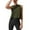 Green, variant on Women's Cropped Tank Top, Lightweight Breathable Sleeveless Athletic Shirts, Fitness Crop Top for Women, Racerback Sports Short Top for Yoga, Workout, Gym and Running-Blue