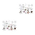 thumbnail image 4 of Billuyoard Paquete de 20 pegatinas de espejo para pared, calcomanía decorativa para nevera, decoración del hogar, color plateado Plata 2Conjunto, 4 of 6