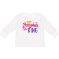 thumbnail image 3 of Inktastic Daughter of a King with Crown Fathers Day Boys or Girls Long Sleeve Toddler T-Shirt, 3 of 5