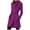 Z2-Purple, variant on YDFCWXW Winter Trench Coats for Women's Casual Stand Collar Pea Double Overcoat Red, L