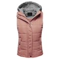 thumbnail image 1 of FashionOutfit Women's Casual Drawstring Hooded Padding Vest, 1 of 1