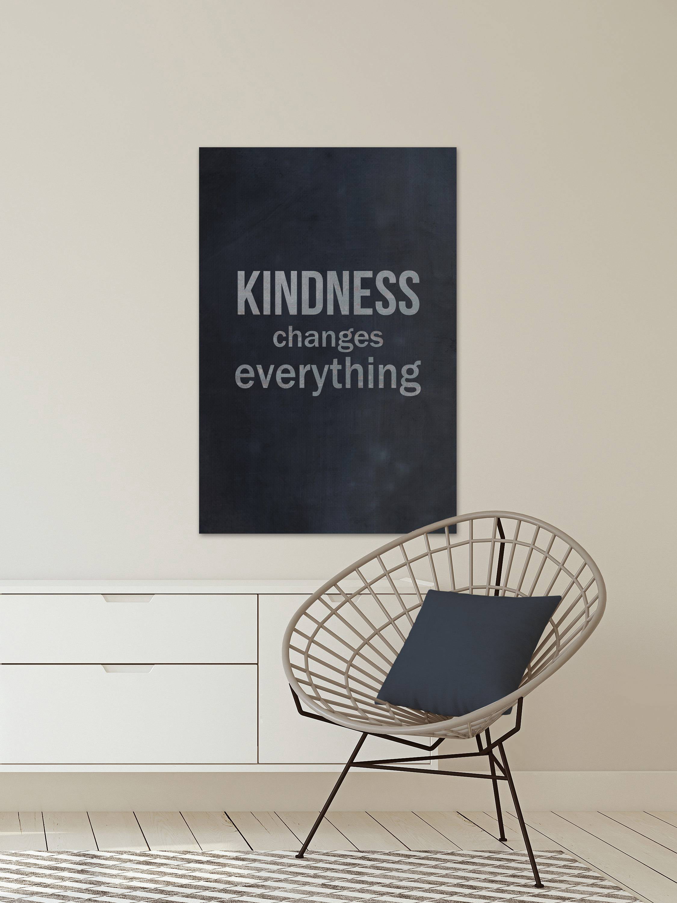 Kindness Changes Everything Painting Print on Wrapped Canvas
