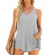thumbnail image 1 of Chaleco informal de verano para mujer, chaleco para mujer, camiseta sin mangas con cuello en V para mujer, camiseta sin mangas informal para mujer, mejora tu experiencia, 1 of 6
