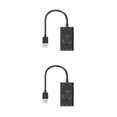 thumbnail image 1 of stanreset Portable USB External Sound Card Two-in-One 3-Port Output 2Set Black, 1 of 6