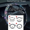 thumbnail image 6 of Bling Rhinestones Steering Wheel Cover with Crystal Diamond Sparkling Car SUV Steering Wheel Protector for Women ,Party,Birthday Gift(Fit 14.5"-15" Inch), 6 of 6