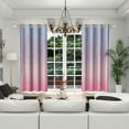 thumbnail image 5 of Lfeey Boho Floral Blackout Curtains for Living Room, Room Darkening Window Drapes, Yellow, 42x72 in, 5 of 6