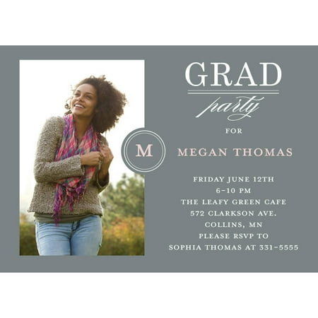 Fancy Filigree Graduation Invitation