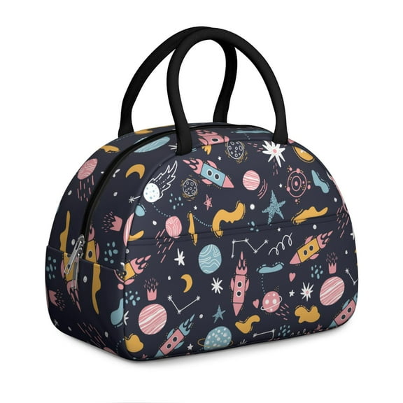 Astronaut Backpack for Sci-Fi Lovers, Space and Galaxy Aesthetic with Starry Night Sky