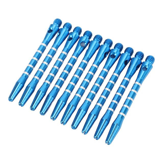 10pcs Aluminum Alloy Dart Shafts with Locking Hole for Indoor Activity
