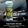 thumbnail image 4 of Ninja Blast Licuadora Portatil Recargable para Smoothies,Batidos,Ninja frappe de cable desmontable USB tipo C, vaso licuadora de 532ml(18 oz) Negro(Reacondicionado) (Agua Marina), 4 of 5