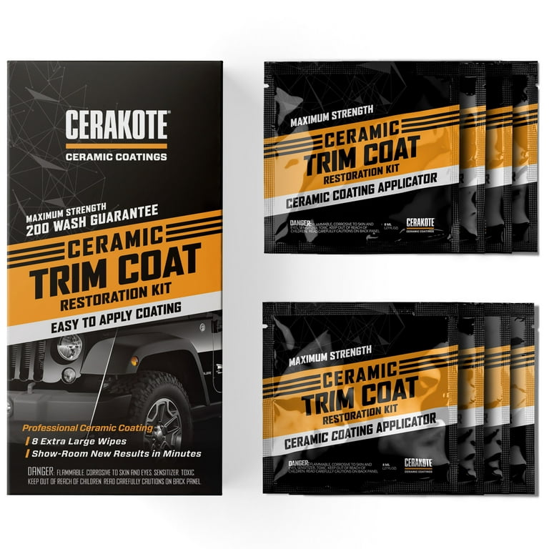 Restore faded plastic trim on your car with CeraTrim!! IT WORKS