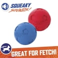 thumbnail image 4 of Pelota de fútbol para perros Dog Toy Nerf Dog con chirriador interactivo de 2.5 pulgadas, 4 of 6