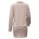 thumbnail image 5 of Cárdigan de cuello vuelto de manga larga de Color sólido a la moda para mujer, vestido informal de un solo pecho, conjunto de dos piezas Wmkox8yi bvn3935, 5 of 6