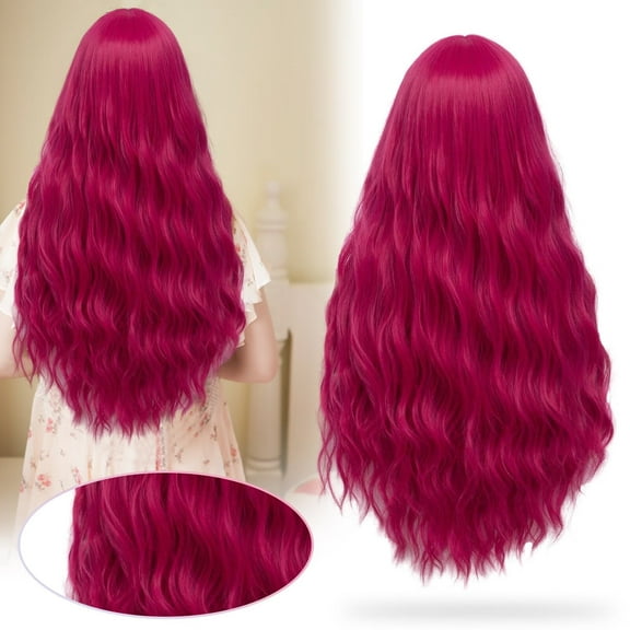 UTOURS Ladies Wig, Wig Human Hair Wig, 26 Inch Curly Wig Shoulder Length, Suitable For Party Decoration