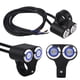 thumbnail image 1 of Interruptor de Encendido/Apagado del Manillar de la Motocicleta, Luz Indicador LED, Material de Aleacio de Aluminio Duradero, SE Adapta Al Manillar de 7/8 Pulgadas 22 mm, 1 of 7