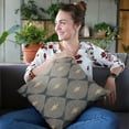 thumbnail image 2 of Plutus 20" x 36" Cubes Diamond Luxury Throw Pillow in Blue, 2 of 2