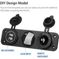 thumbnail image 2 of Charger Socket Panel For Truck Car Marine Boat Rv, 2 of 4