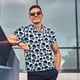 thumbnail image 4 of Fotbe black Skull white Camiseta Polo de Golf para Hombre con Estampado – Camisa Deportiva Transpirable con Cuello Abotonado-XX-Large, 4 of 6