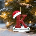 thumbnail image 6 of Mecorevxz Christmas Letter Ornament 2025,Letter Personalized Christmas Indoor for Christmas Tree Ornaments Pendant Hanging Decorations, DIY Hanging Christmas Ornaments (K), 6 of 7