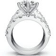 thumbnail image 3 of Pompeii VS 6 Ct Diamond Engagement Wedding Ring Set in 10k Yellow Gold Lab Grown, 3 of 3