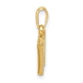 thumbnail image 2 of Auriga Fine Jewelry 14K Yellow Gold with Rhodium Diamond Letter W Initial Pendant for Women, 2 of 6