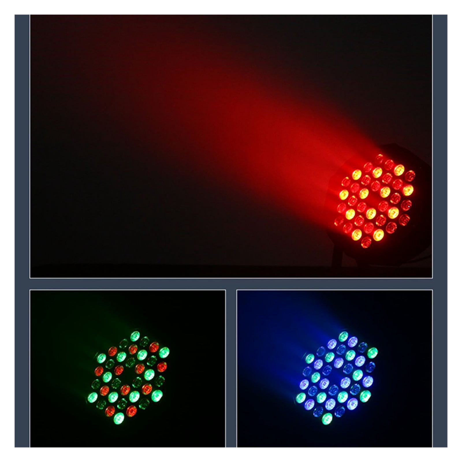 LED Par RGBW 3IN1 Lighting Professional For Stage Effec Atmosphere Of Disco DJ Music Party Club Dance Floor ,Party Event Wedding Holiday Bar Club