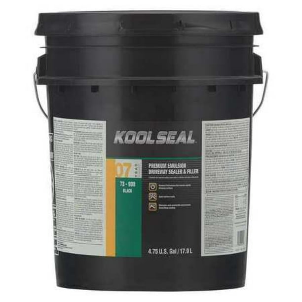 KOOL SEAL KS007390020 5 gal. Sealer, Black Protective Finish, Black