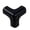 Black, variant on White Furniture Corner Protector, Soft Silicone 3-Way Edge Corner Guard Bumper for Table Cabinet Sharp Corners, Anti-Bump Corner Cover