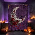thumbnail image 6 of Halloween Shower Curtain Purple Polyester With 12 Hooks Quick Dry & Drift Resistant for Bathroom Bathtub Home Rental Room Halloween Bathroom Decor by MPOISVA, 6 of 6