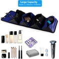 thumbnail image 2 of Compact Hanging Travel Toiletry Bag – Fold-Flat Organizer with Multiple Pockets, Water-Repellent Case for Travel & Everyday Use, 2 of 7