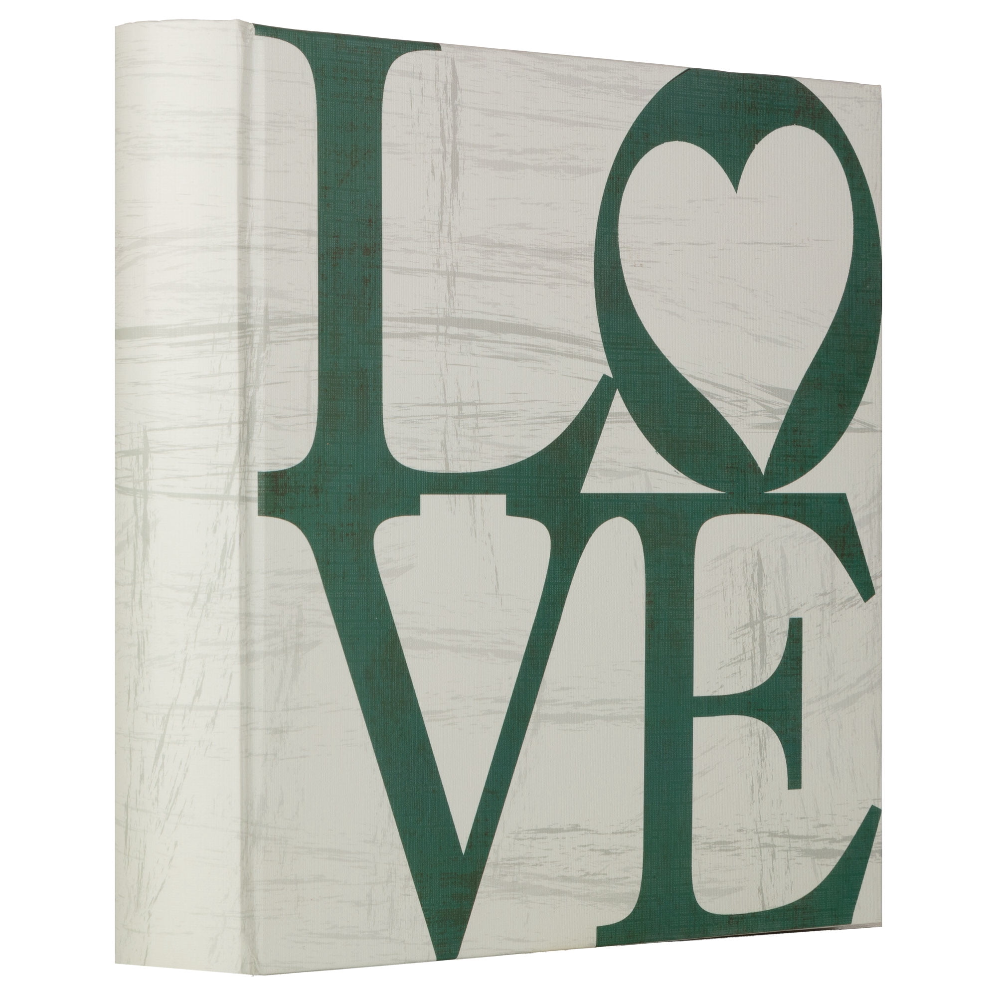 Pinnacle Green Love Photo Album, Holds 160 - 4"x6" Photos