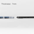 thumbnail image 3 of Maoww USB 3.0 Hub 4-Port USB 3.0 Hub Splitter for Laptop Notebook PC Phone Camera Silver, 3 of 6