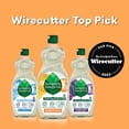 thumbnail image 4 of 19 fl oz Lemongrass & Clementine Dish Liquid Soap, Safe No Dye No Phosphate Kitchen Dishwasher Soap, 4 of 6