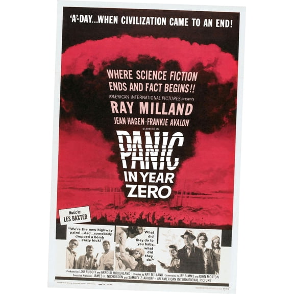Panic In Year Zero Movie Poster 11inx17in Mini Poster in Mail/storage/gift tube 11x17 poster