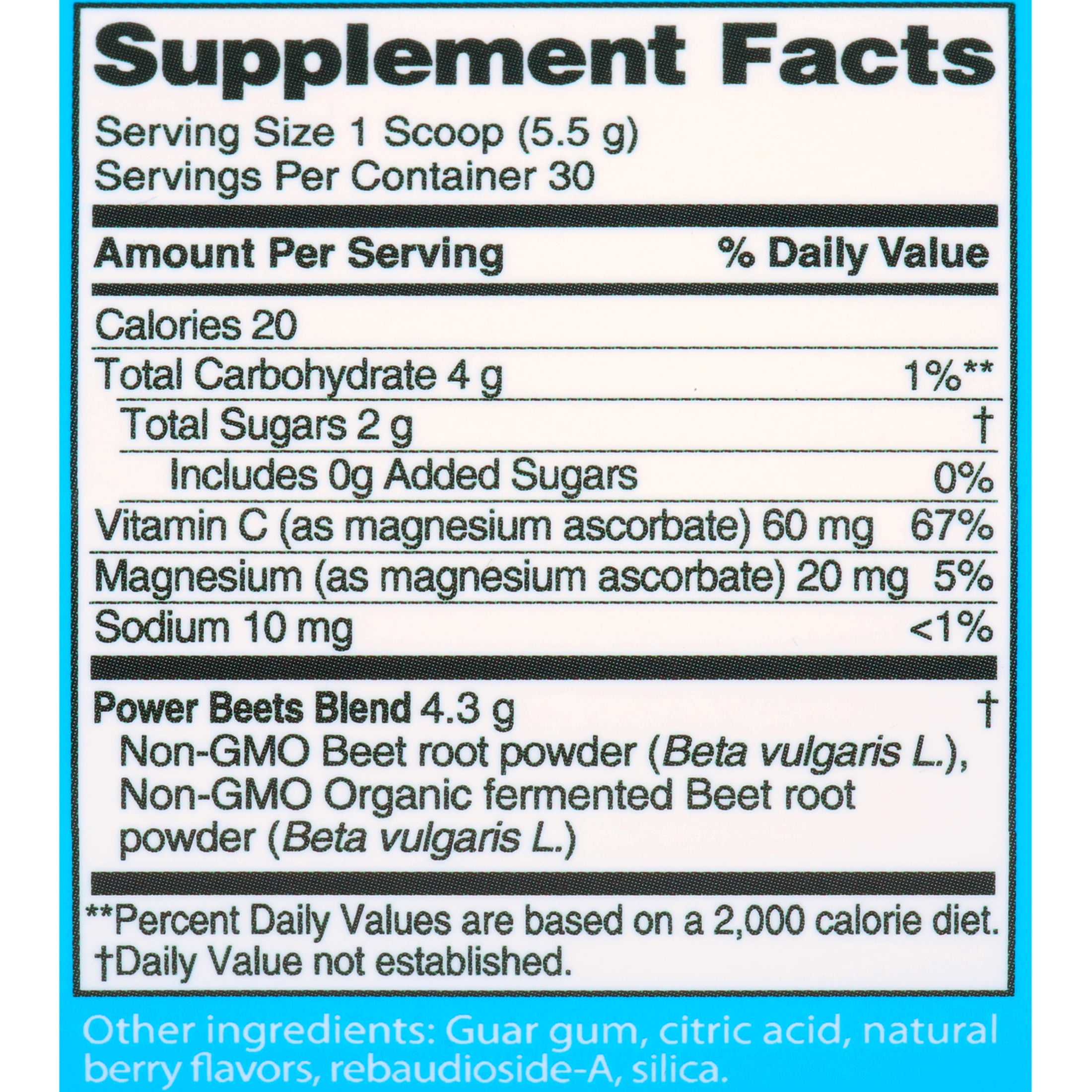 Nu-Therapy Power Beets Suppement Powder, Acai Berry Pomegranate, 5.8 oz, 30 Serving