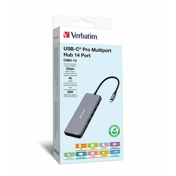 Verbatim - USB-C Pro Multiport Hub 14